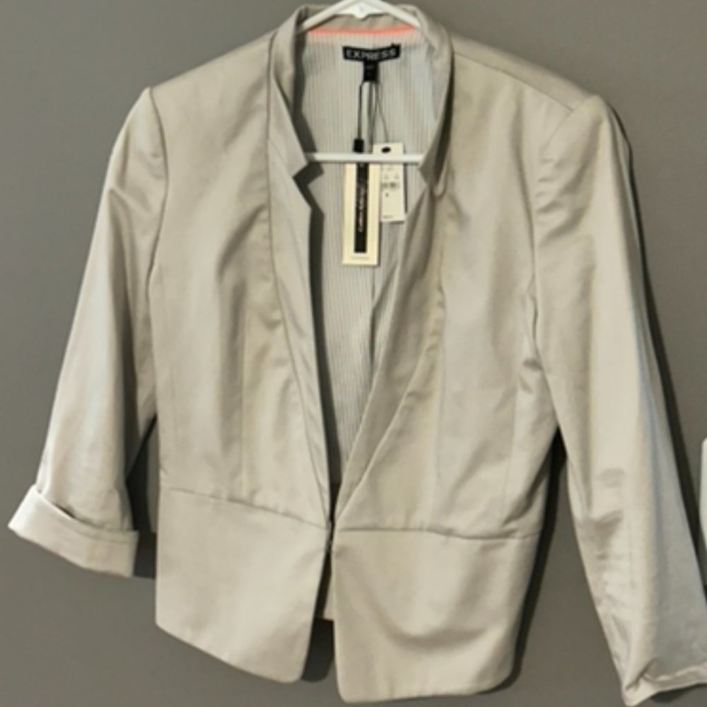 EXPRESS - Greige Colored Blazer  - Size 6 Brand New